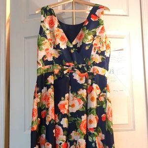 Floral tea dress